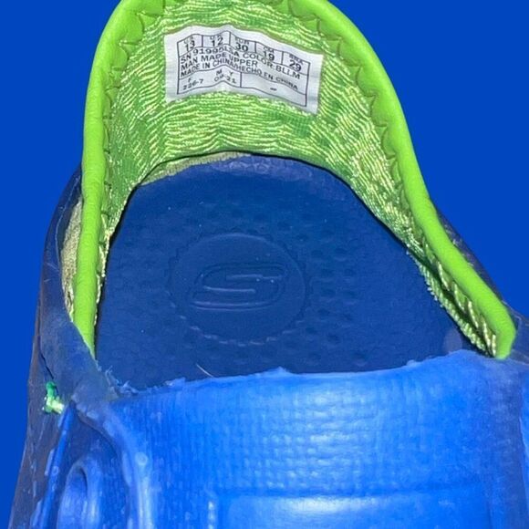 Toddler Little Kid Skechers Foamies Guzman Steps Aqua Surge Size 13 - Picture 6 of 7